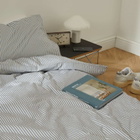Tekla Fabrics Double Duvet in Skagen Stripes 
