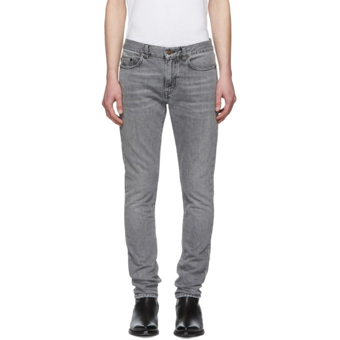 Photo: Saint Laurent Grey Skinny Jeans