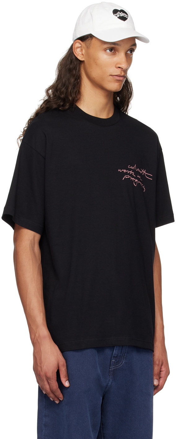 【関税込み】Carhartt Work In Progress ブラック Base Tシャツ Shelta - Carhartt WIP S/S Harttronix T-Shirt Black (I034395-89)