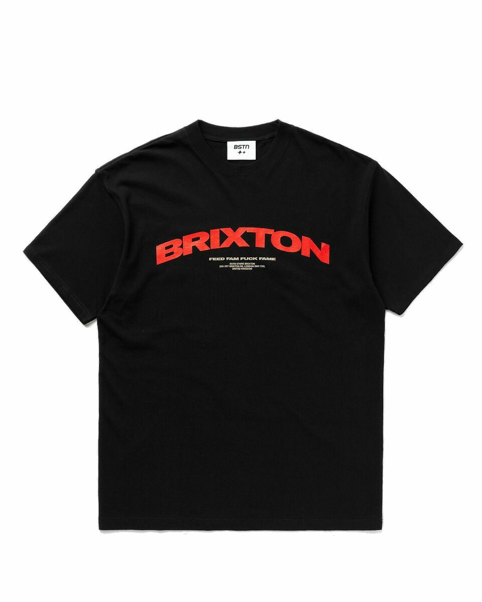 Photo: Bstn Brand Brixton Arche Tee Black - Mens - Shortsleeves