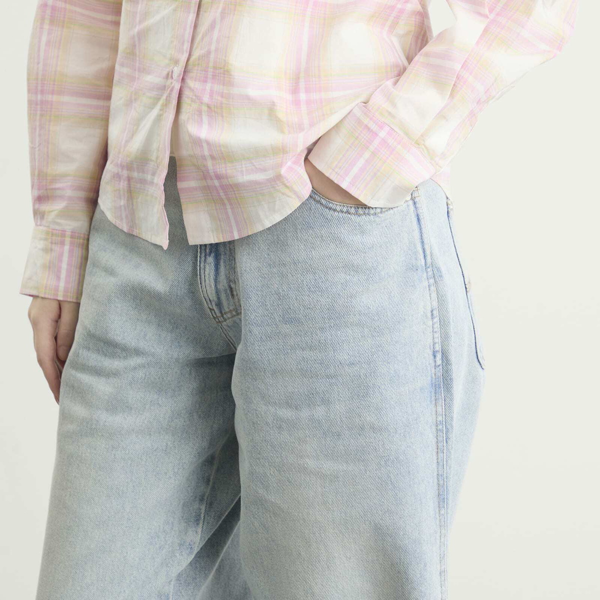 Gimaguas Women's Baggy Trousers in Blue