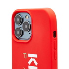 Kenzo Women's Strap iPhone 13 Max Case in Medium Red