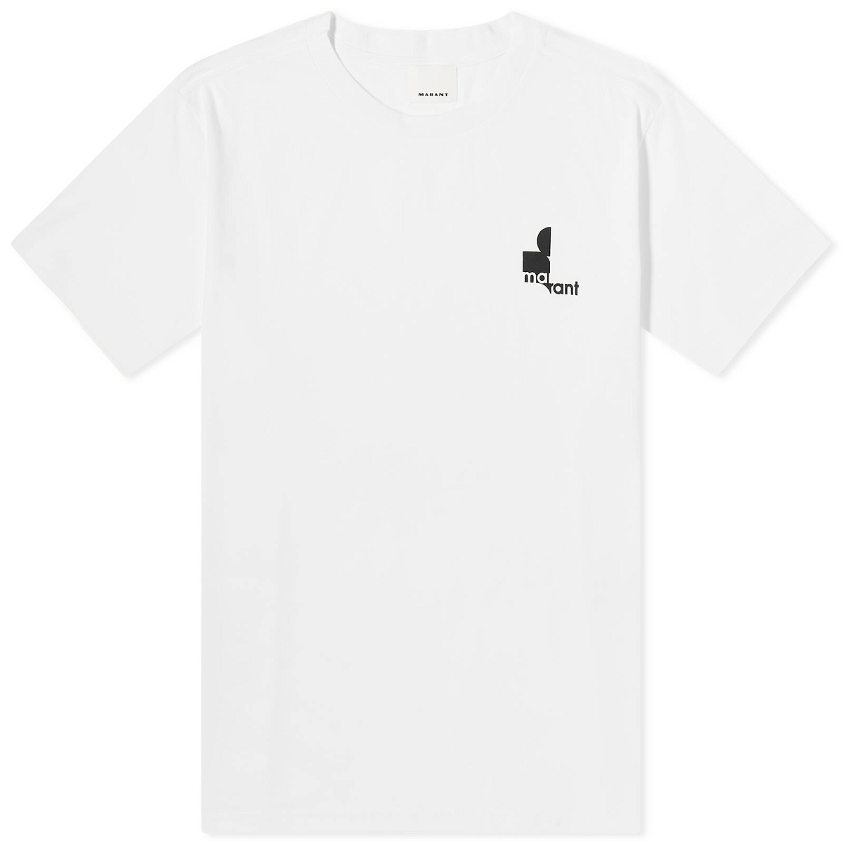 Photo: Isabel Marant Men's Zafferh Inverted Logo T-Shirt in White