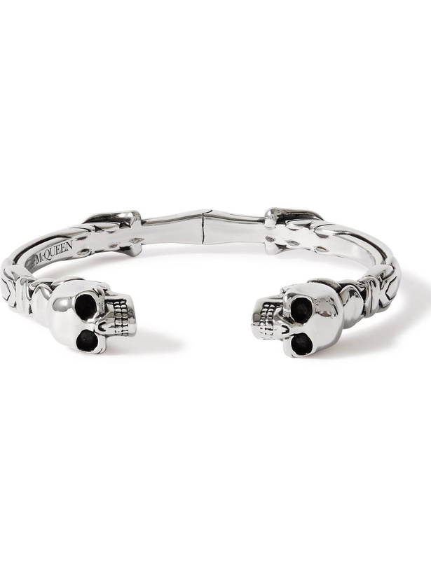 Photo: Alexander McQueen - Skull Silver-Tone Cuff