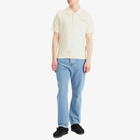 A.P.C. Men's Gregorio Knitted Polo in Off White