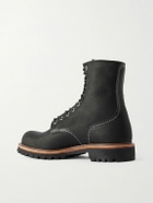 Red Wing Shoes - Logger 4501 Leather Lace-Up Boots - Black