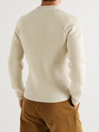 TOM FORD - Ribbed Cashmere Mock-Neck Sweater - Neutrals