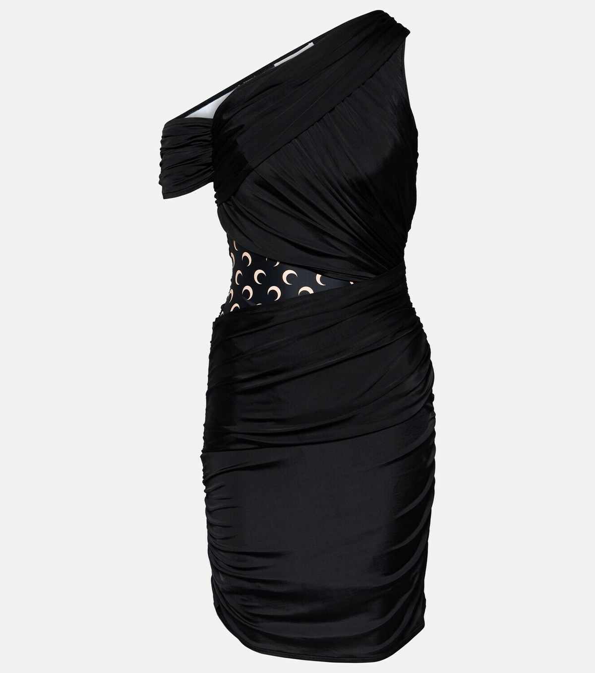 Marine Serre Ruched jersey minidress