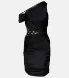 Marine Serre Ruched jersey minidress