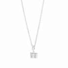 Tom Wood Men's Box Pendant in Sterling Silver