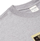 Noon Goons - Printed Mélange Cotton-Jersey T-Shirt - Gray