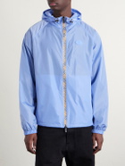 Burberry - Clapton Logo-Appliquéd Shell Hooded Jacket - Blue