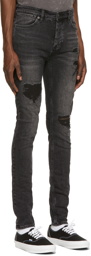 Ksubi Black Ripped Van Winkle Jeans