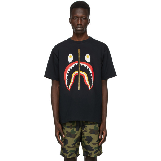 Photo: BAPE Black Color Shark T-Shirt