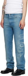 LU'U DAN Blue CLOT Edition Straight Leg Jeans