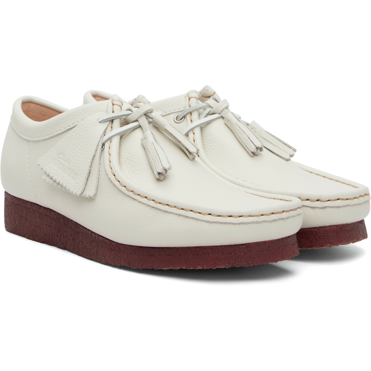 Clarks Originals White Wallabee Derbys