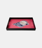 Les-Ottomans Shell lacquered wooden tray