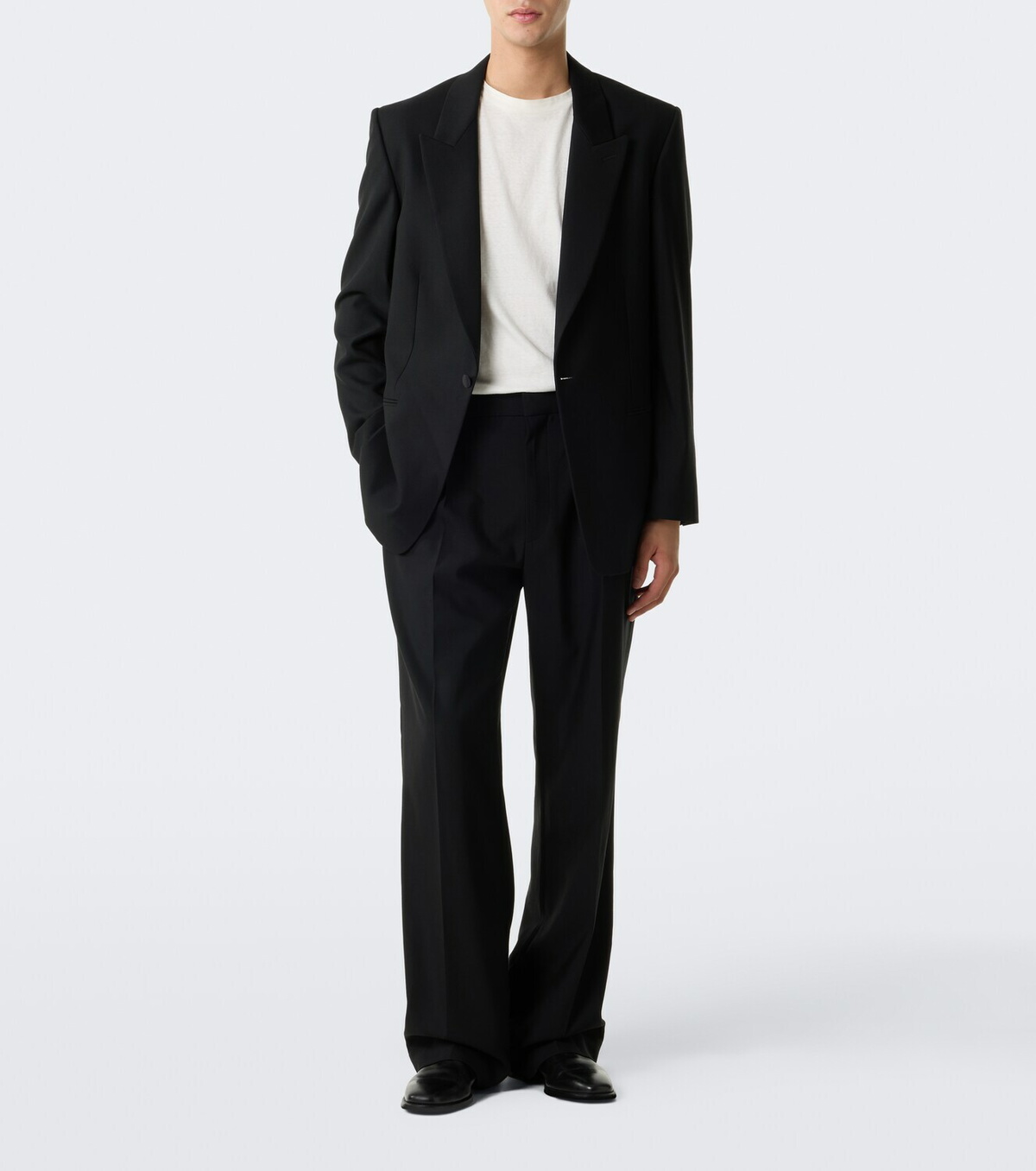 The Row Salma wool straight pants