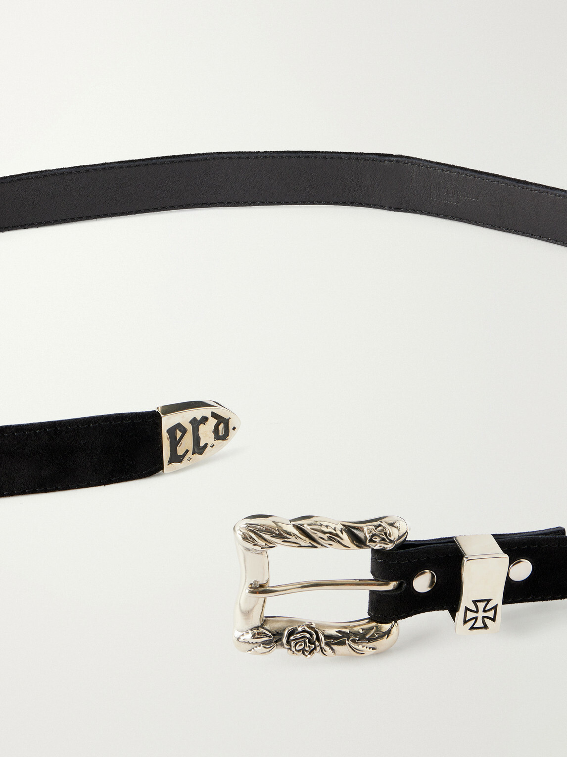 Enfants Riches Déprimés - 3cm Suede Belt - Black