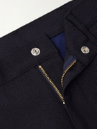 KAPITAL - Daddy's Ox Flared Twill Trousers - Blue