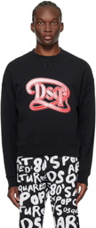 Dsquared2 Black Drop Fit Sweatshirt