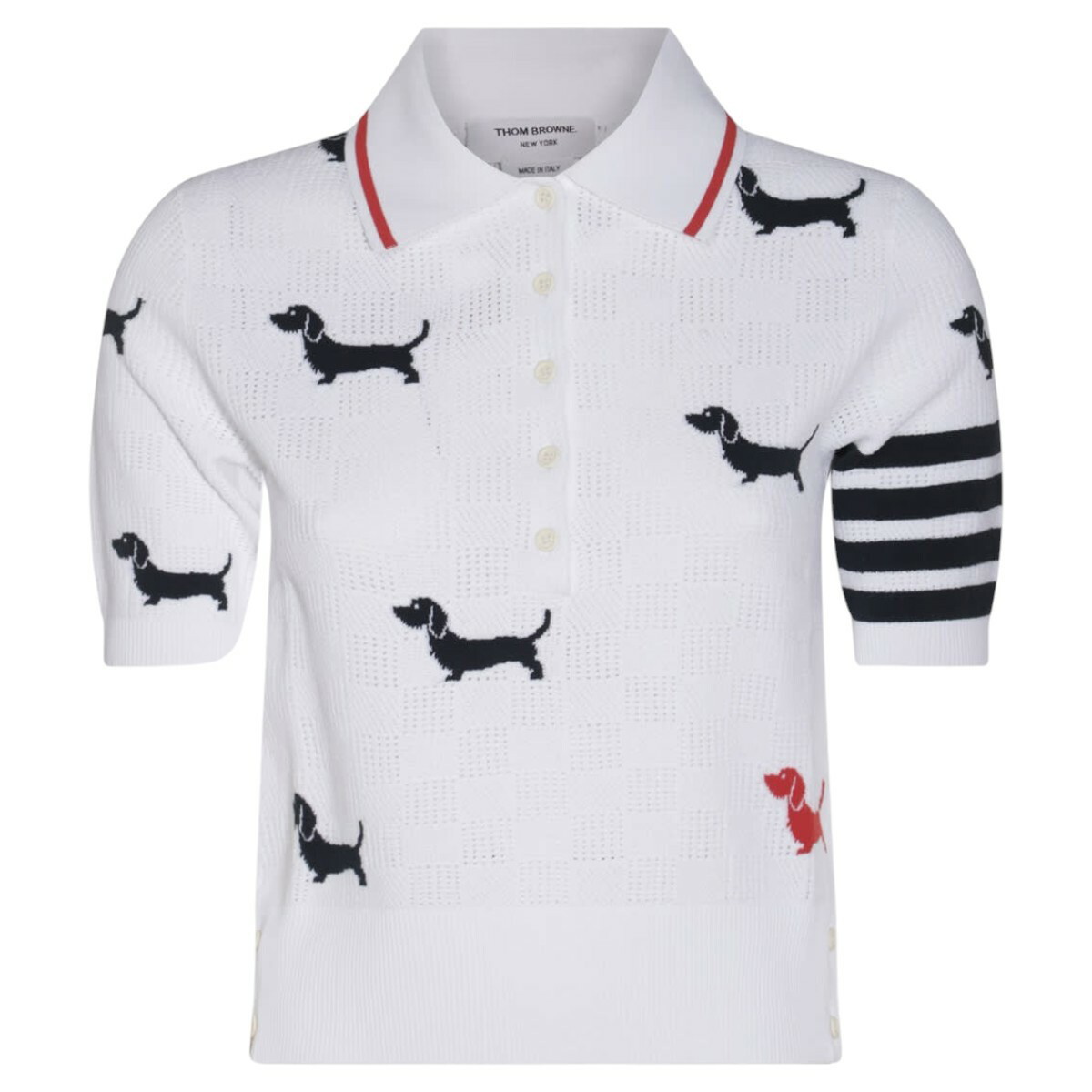 ワンピース THOM BROWNE ABITO POLO IN PIQUE DI COTONE Thom Browne Polo In Piqué Di Cotone Thom Browne