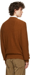 DOPPIAA Orange Aappio Crewneck Sweater