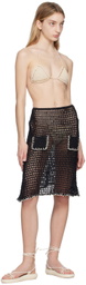 Akoia SSENSE Exclusive Black Pasir Cover Up