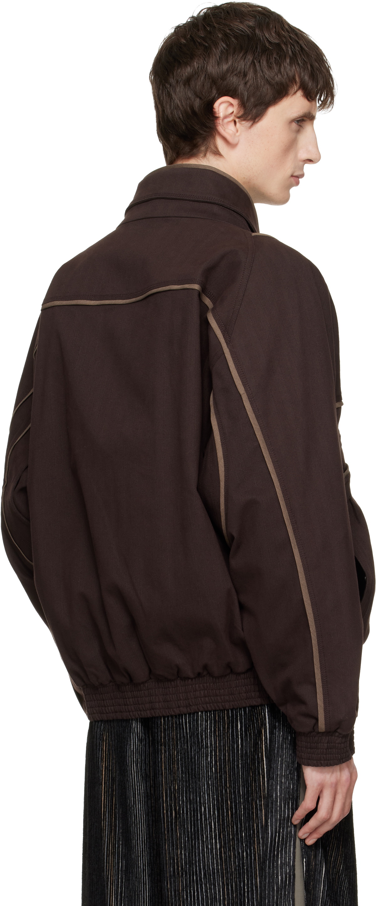 Kiko Kostadinov Brown Harrer Blouson Jacket Kiko Kostadinov