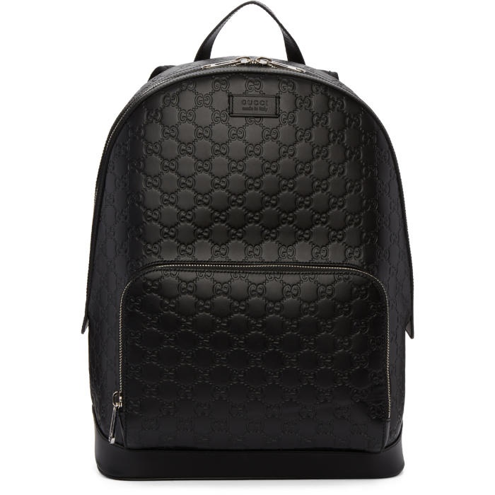 Photo: Gucci Black Gucci Signature Backpack