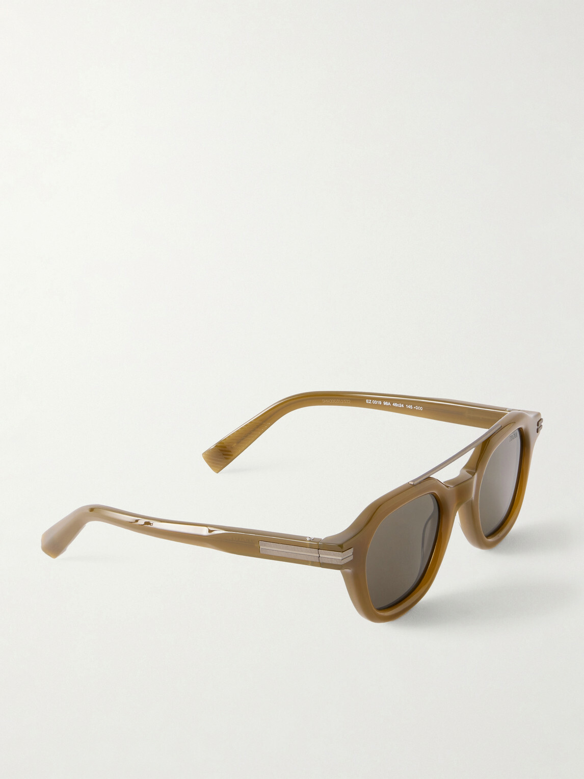 Zegna - Aviator-Style Acetate Sunglasses - Green