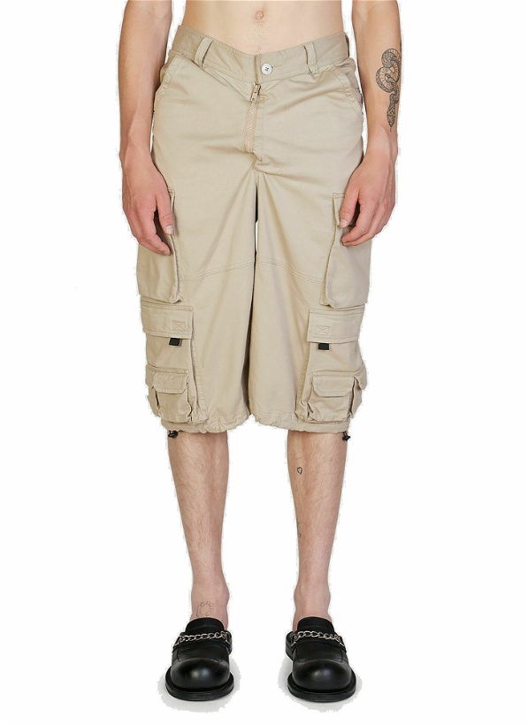 Photo: Martine Rose - Pulled Cargo Shorts in Beige