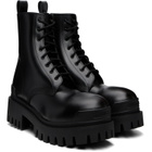 Balenciaga Black Strike Zip Boots