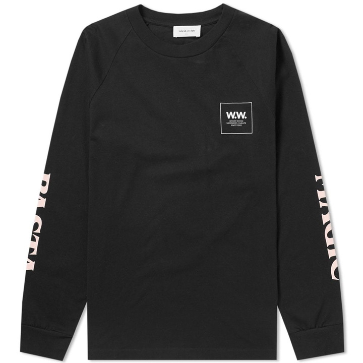 Photo: Wood Wood Long Sleeve Han Tee Black