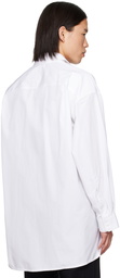 Mugler White Oversized Shirt