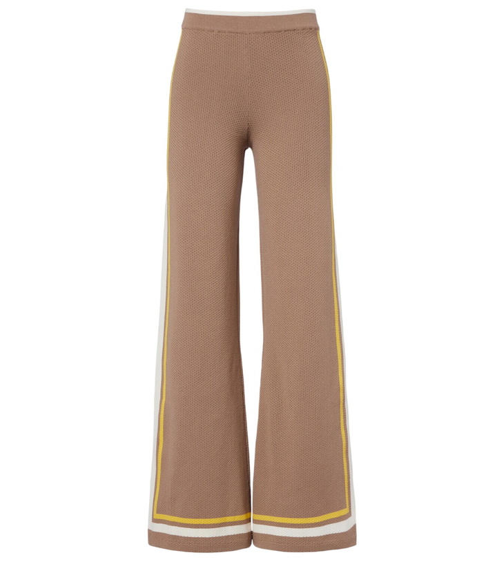 Photo: The Upside Veneto Kansas knitted wide-leg pants