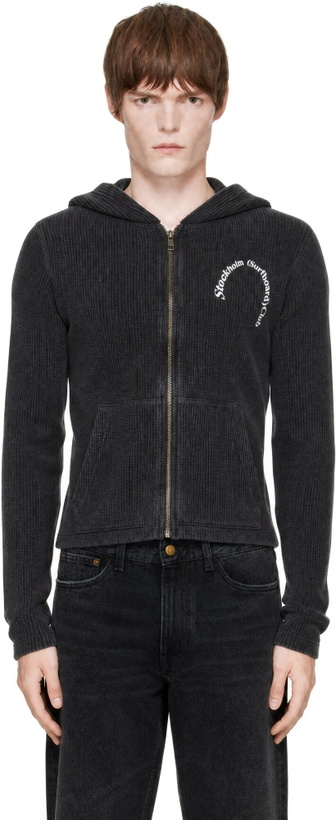 Photo: Stockholm (Surfboard) Club Black Waffle Hoodie
