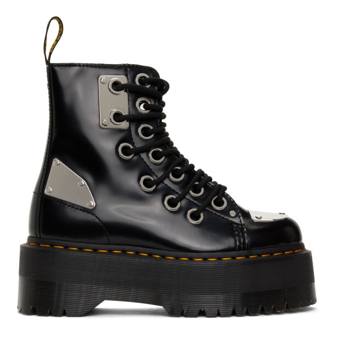 Photo: Dr. Martens Black Jadon Max Rebel Boots