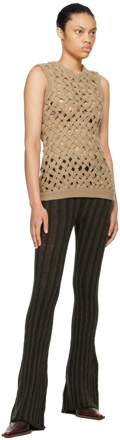 Isa Boulder Beige Knot Vest Isa Boulder