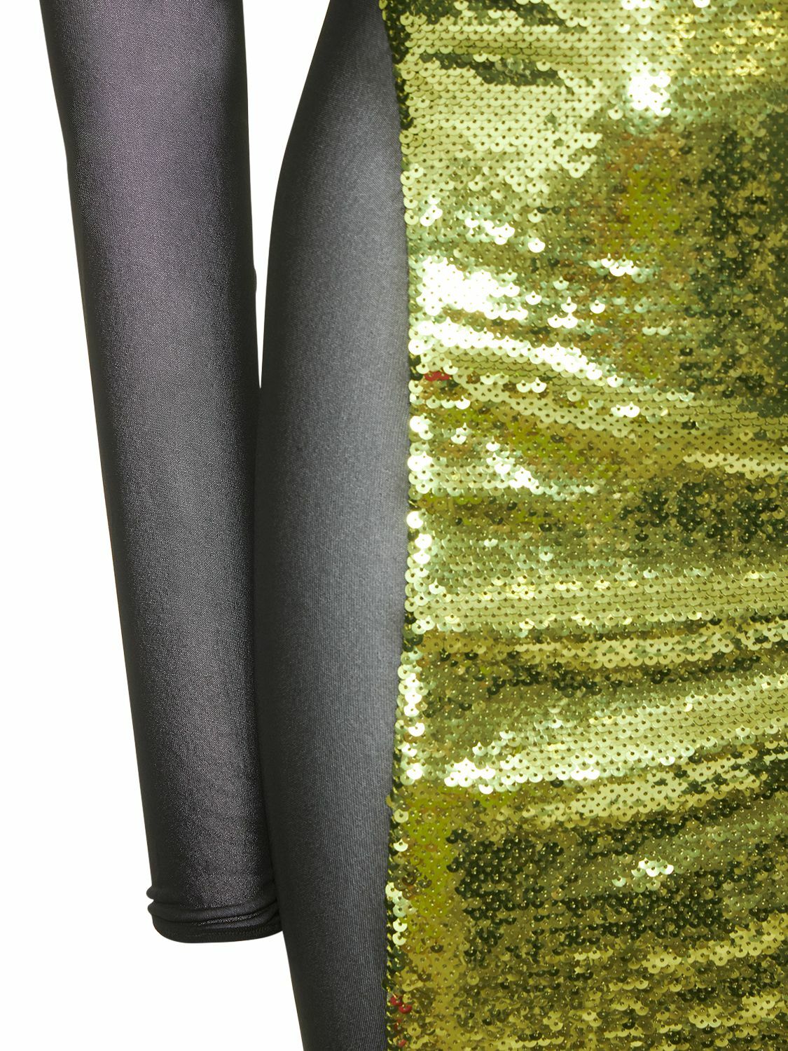 slim fit dress slacks Krystelle Embellished Fishtail Maxi Dress in Gold main image 0