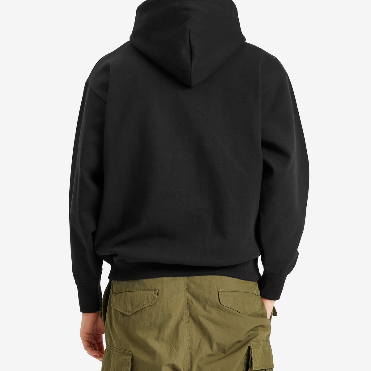 WTAPS Men's Wut Embroidered Hoodie in Black WTAPS