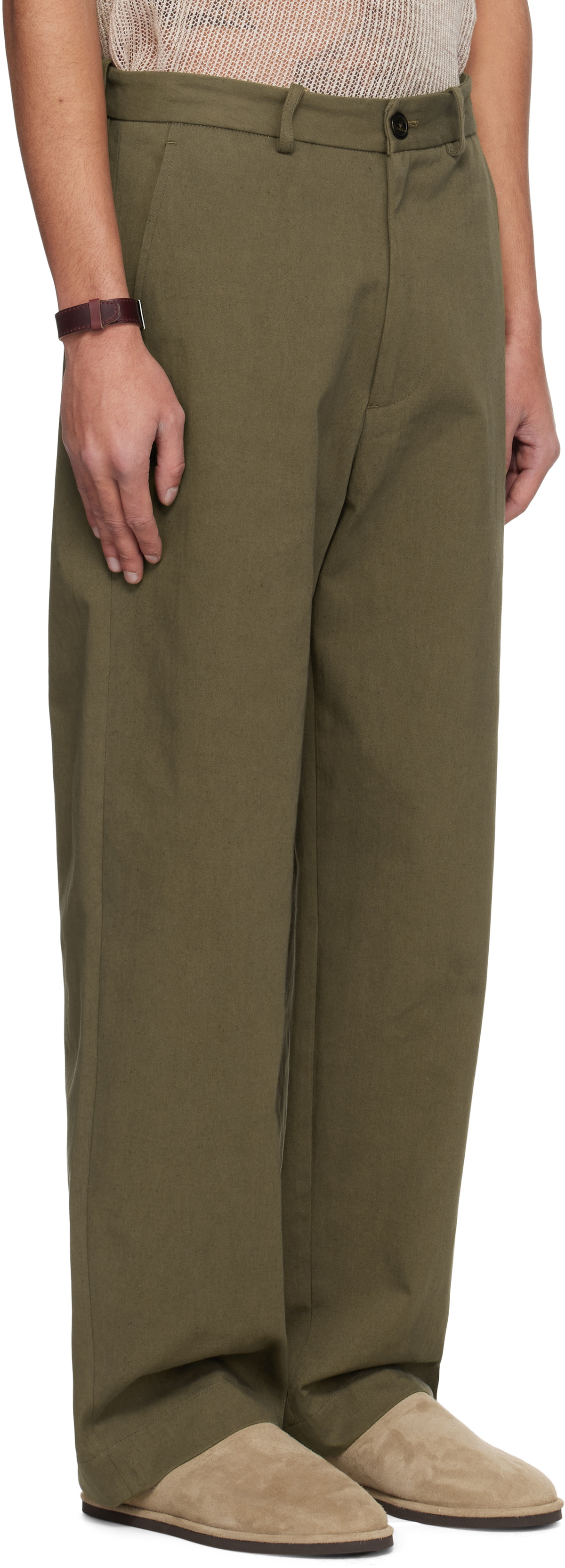 colbo Khaki Chinos Trousers