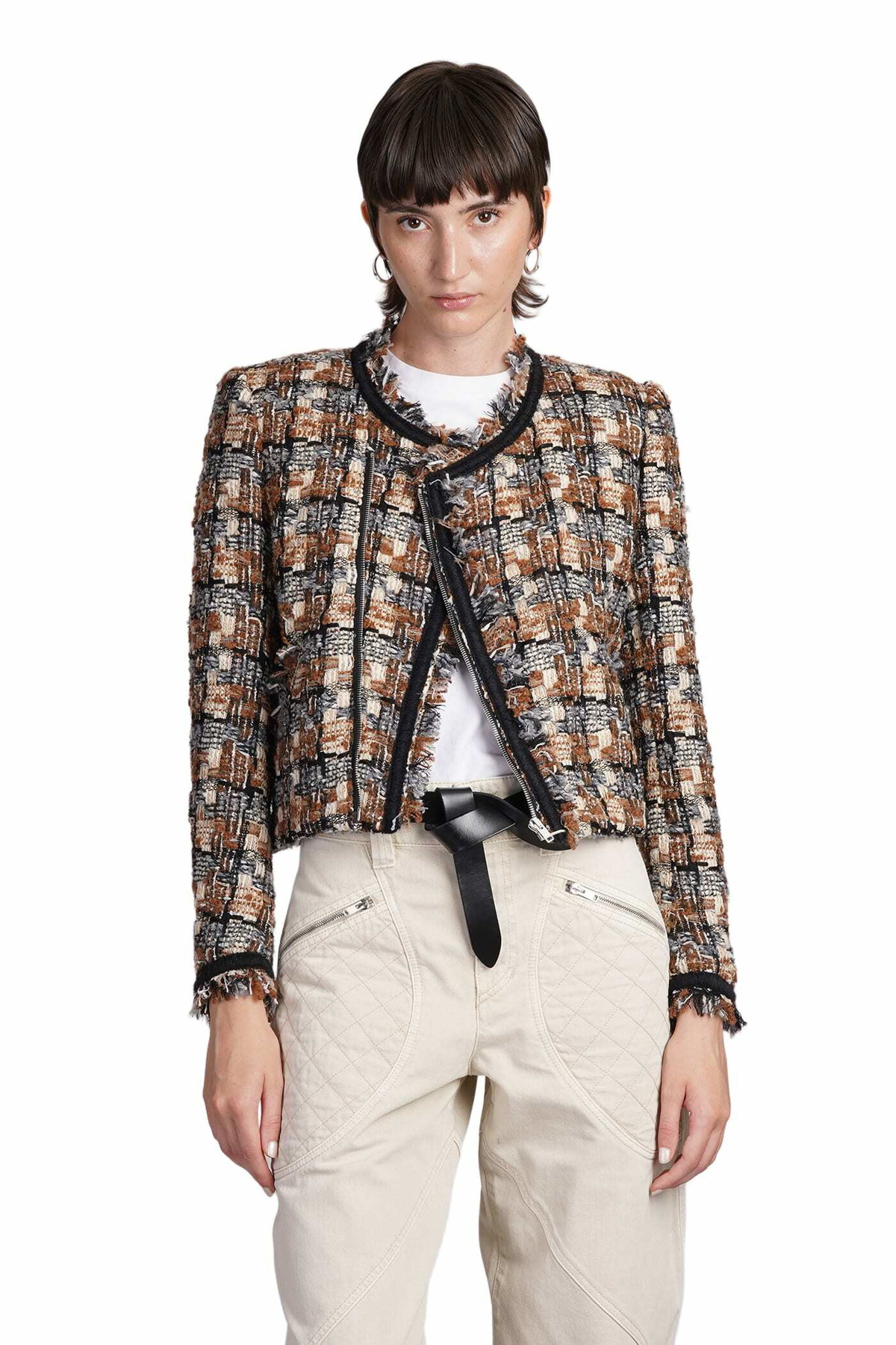 【Isabel Marant】 Loyanaウールブレンドジャケット Loyana wool-blend jacket in white - Isabel Marant | Mytheresa