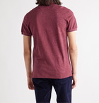 ETRO - Paisley-Print Cotton-Piqué Polo Shirt - Burgundy