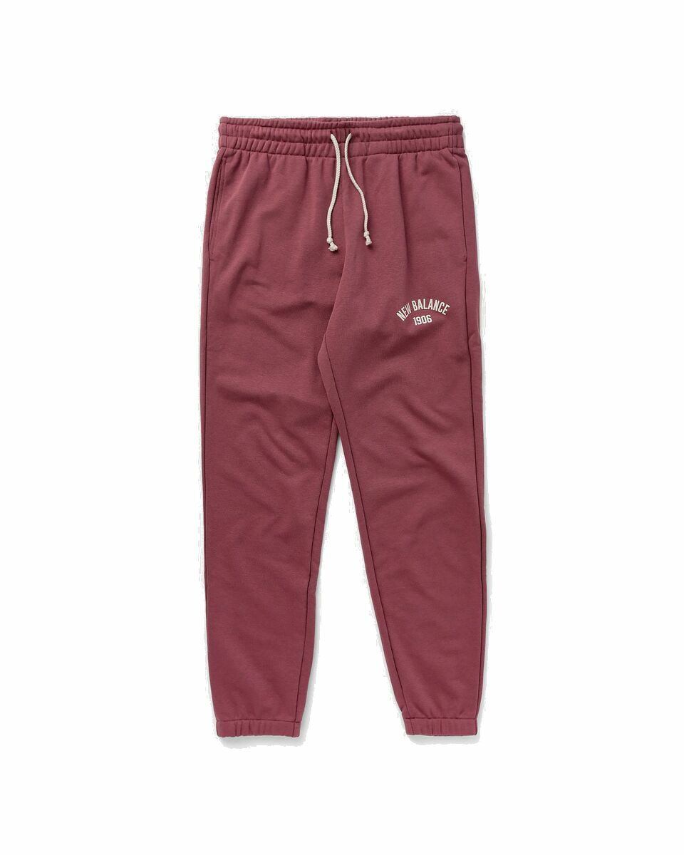 Photo: New Balance Essentials Varsity Fleece Pant Red - Mens - Sweatpants