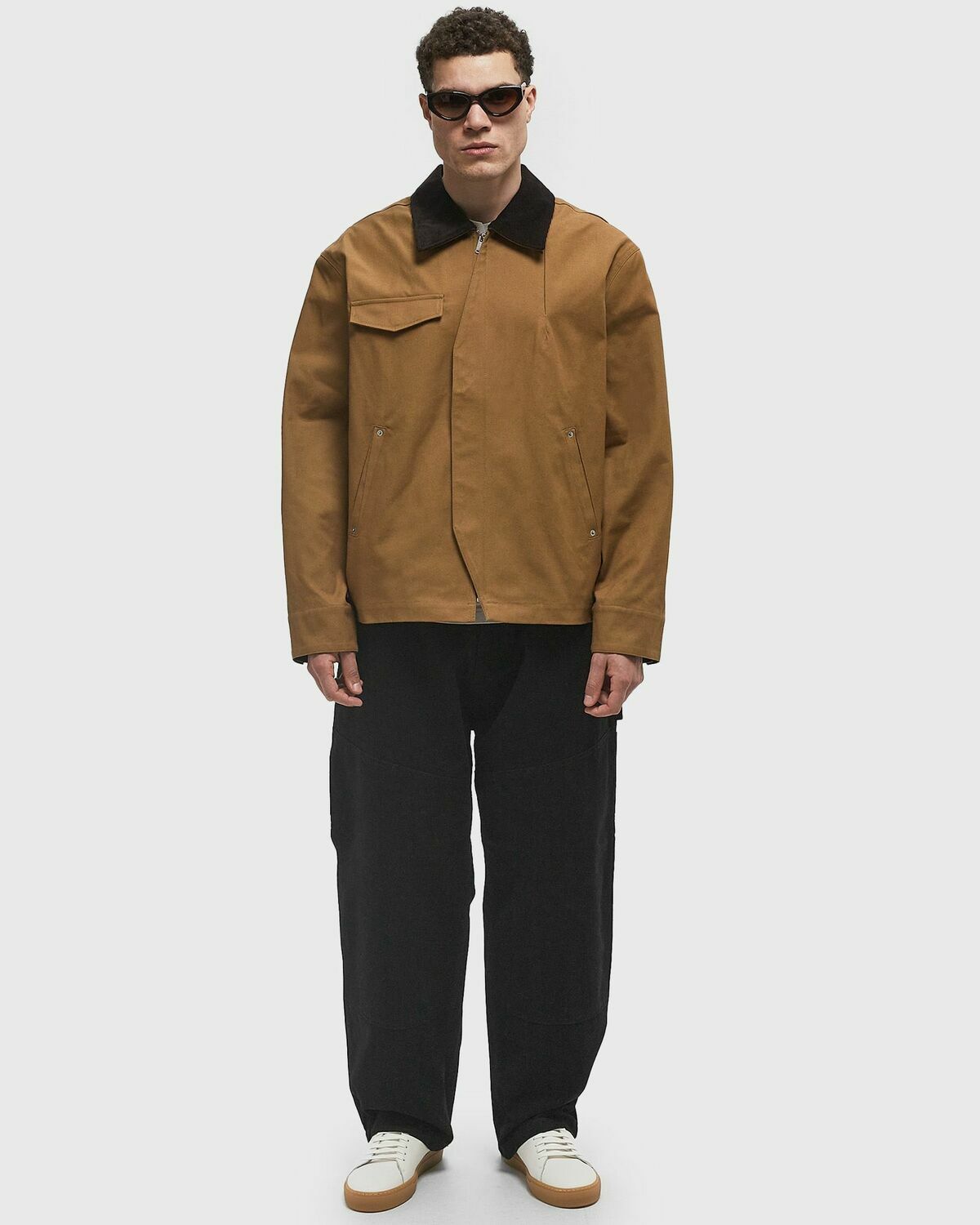 Axel Arigato Dallas Chore Jacket Brown Mens Denim Jacket