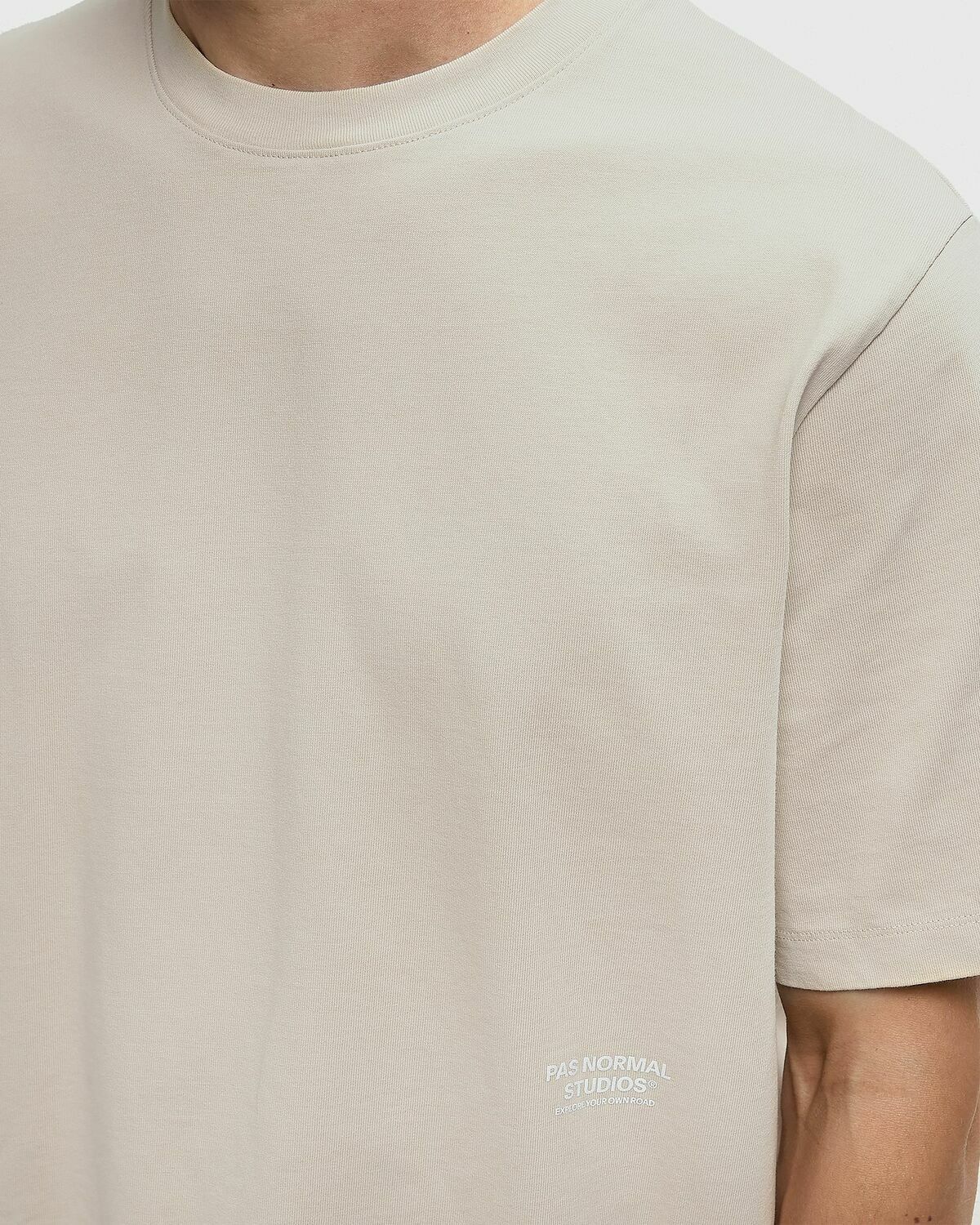 Pas Normal Studios Off-Race Tee White Mens Shortsleefe