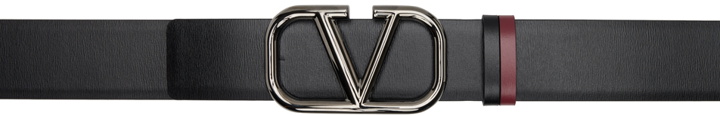 Photo: Valentino Garavani Reversible Black VLogo Belt