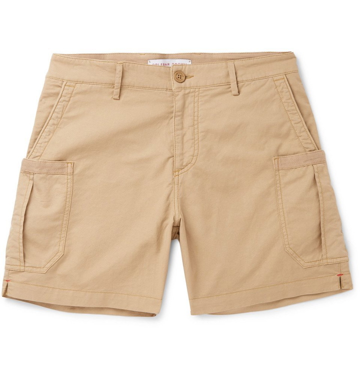 Photo: Orlebar Brown - Bulldog Slim-Fit Linen-Blend Cargo Shorts - Neutral