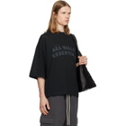 Fear of God ESSENTIALS Black Merch T-shirt